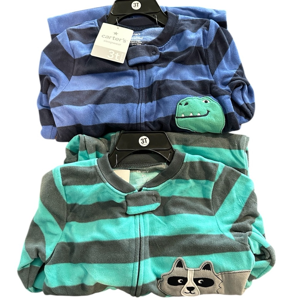 🦖NWT Carter’s 2 set of Sleepwear size 3t